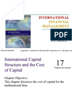 17 International Capital Structure and The Cost of Capital