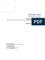 003-ZXDU88 S402 (V5.0R01M01) DC Power System Product Description