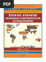 Caietul Elevului Geografia Continentelor