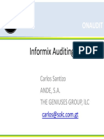 ANDE - Informix - Auditing