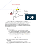 Amplificador Operacional Como Integrador