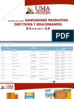 Registro de Dieteticos