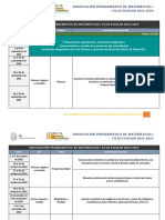 Dosificación PRIMER Grado 2022-2023