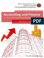 Accounting and Finance in Hospitality and Tourism Industry