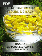 Module 3 Conseiller en Fleurs de Bach