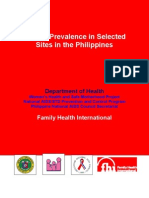 RTI/STI Prevalence in Selected Sites in The Philippines: Department of Health