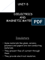 UNIT-5 Dielectrics AND Magnetic Materials