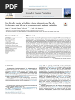 2020 Eco-Friendly Mortar With High Volume Diatomite and Fly Ash - Performance and Life Cycle Assessment With Regional Variability