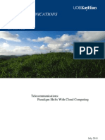 Telecommunications: Telecommunications: Paradigm Shifts With Cloud Computing