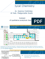 Analitycal Chemistry - Lecture 06