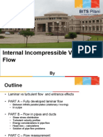 Internal Incompressible Viscous Flow: BITS Pilani