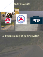 Superelevation