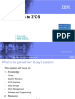 Introduction To Z/OS: Ibm CSDL