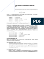 Solucion de Ecuaciones Diferenciales or Din Arias Con Matlab