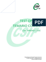 Test Temario Comun Csif