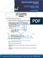 Hoja de Seguridad Yeso Construccion 1