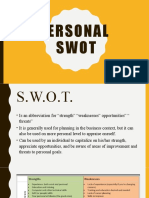 Personal Swot