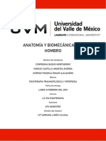 Anatomía y Biomecánica Del Hombro