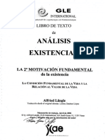 003-Analisis Existencial Segunda Motivacion