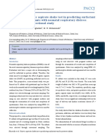 Evaluation of Gastric Aspirate Shake Test in Predicting Surfactant Need in Preterm Infants With Neonatal Respiratory Distress Syndrome A Cross-Sectional Study