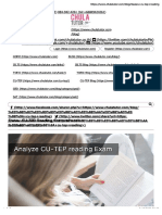 ขขอสอบ CU-TEP Reading Comprehension อสอบ CU-TEP Reading Comprehension