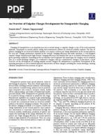 An Overview of Unipolar Charger Developments For Nanoparticle Charging