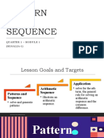 Math 10 Week 1-2 - Pattern and Sequence