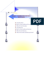 Section 5 - Stored Procedures / Functions