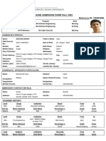 Admission Form