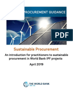 Guidance On Sustainable Procurement