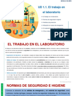 UD 1.1. El Trabajo en El Laboratorio