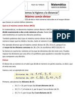 Sesión XIV-Máximo Común Divisor-5to de Primaria