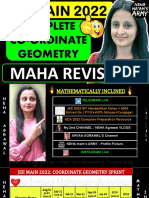 Jee Main 2022 - Coordinate Geometry & Conics Sprint