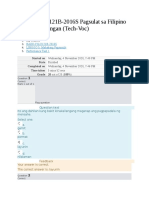 BAED FILI2121B 2016S Pagsulat Sa Filipino Sa Piling Larangan Tech Voc