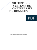 ARCHITECTURE D UN SYSTEME DE GESTION DE BASES DE DONNEES Papier