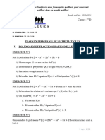 TD 1 - 1re D - Poly-Applications