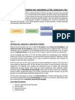 MODULO 1-Trastornos Del Desarrollo Del Lenguaje (TDL)