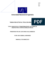 Universidad Nacional de Ingeniería: Tesina para Optar Al Titulo de Arquitecto