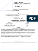 United States Securities and Exchange Commission Form 10-Q