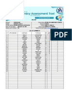 ENAT Class Grade 4 PreTest SEVILLA