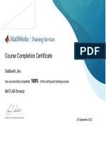 matlAB CERTEFICATE