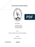 Programa de Intervencion Psicopedagógica para Adolescentes