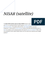 NISAR (Satellite) - Wikipedia