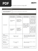 Cartilla Informativa Cuenta Corriente BCP