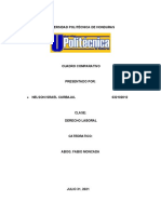 Cuadro Comparativo Derecho Laboral