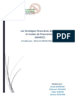 Les Stratégies Financières Des Pme Au Maroc