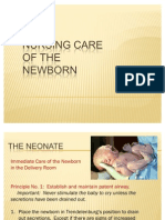 Nursing Care of The Newborn