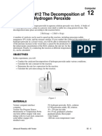 The Decomposition of Hydrogen Peroxide (Computer 12)