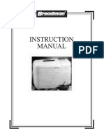 Breadman Plus tr845 Manual de Instrucciones