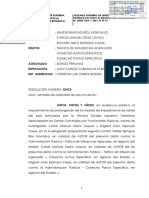 Resolución Juzgado Supremo de Investigación Preparatoria: Improcedencia de La Prorroga de Impedimento de Salida Del País